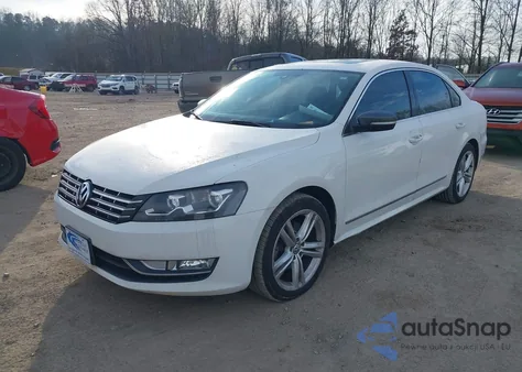 2014 Volkswagen Passat 2.0L Tdi Sel Premium from USA, damaged, VIN 1VWCN7A32EC112799